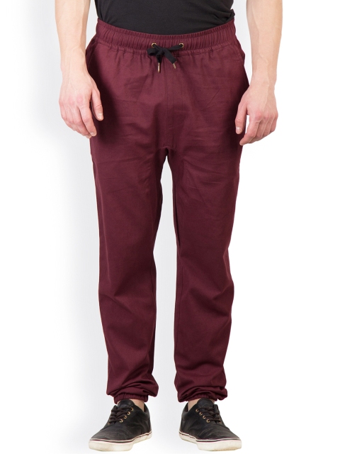 

Hypernation Men Maroon Joggers