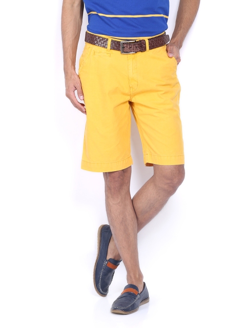 

IZOD Men Mustard Yellow Shorts