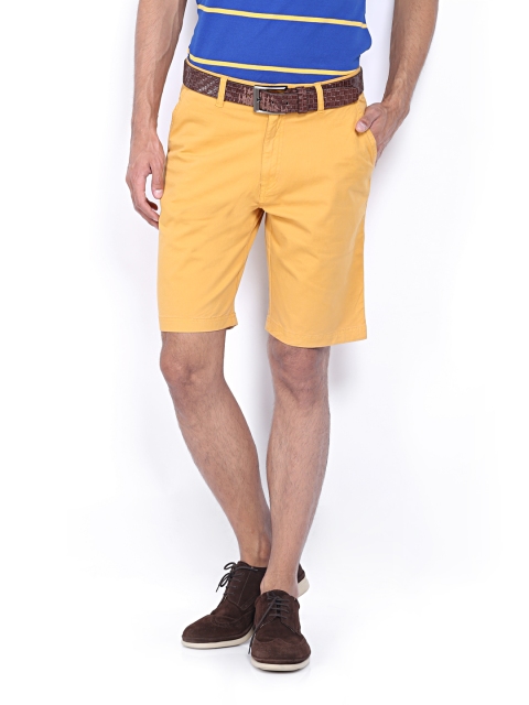 

IZOD Men Mustard Yellow Shorts