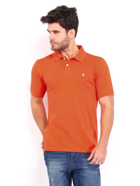 

IZOD Men Orange Polo T-shirt