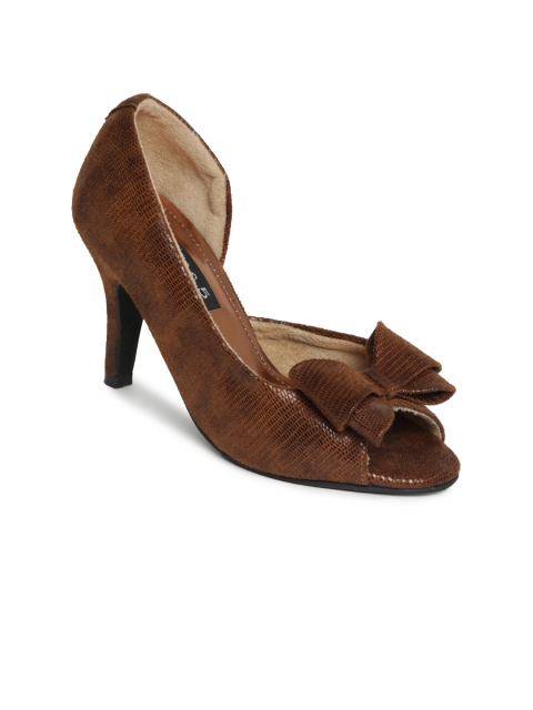 

Inc 5 Women Brown Peep-Toes