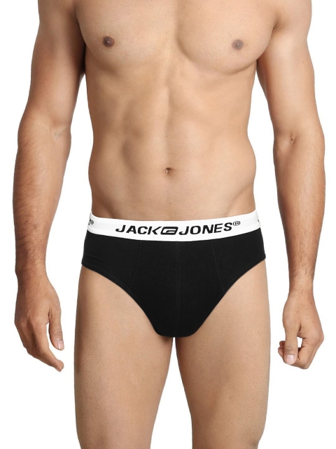 

Jack & Jones Men Black Briefs 15389930