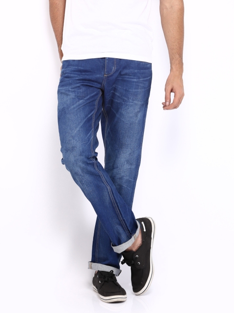 

Jack & Jones Men Blue Clark Regular Fit Jeans