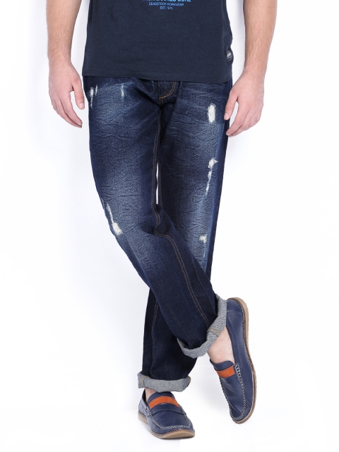 

Jack & Jones Men Blue Clark Jeans
