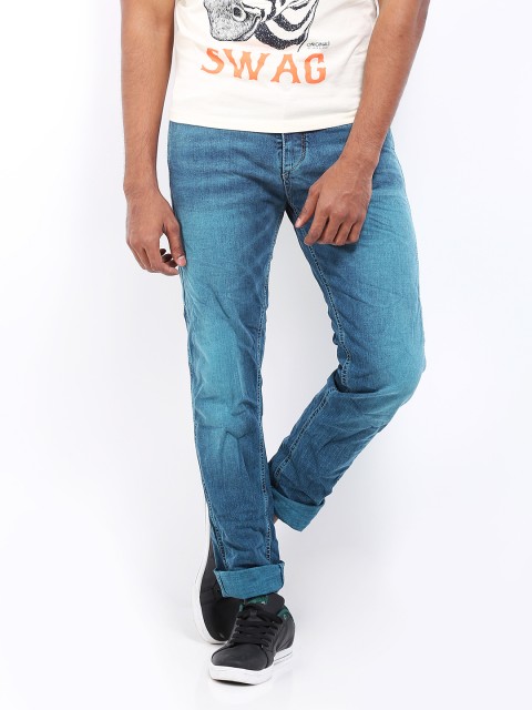 

Jack & Jones Men Blue Erik Anti Fit Jeans