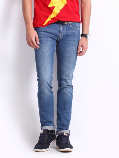 

Jack & Jones Blue JJ Ben Original Skinny Fit Stretchable Jeans