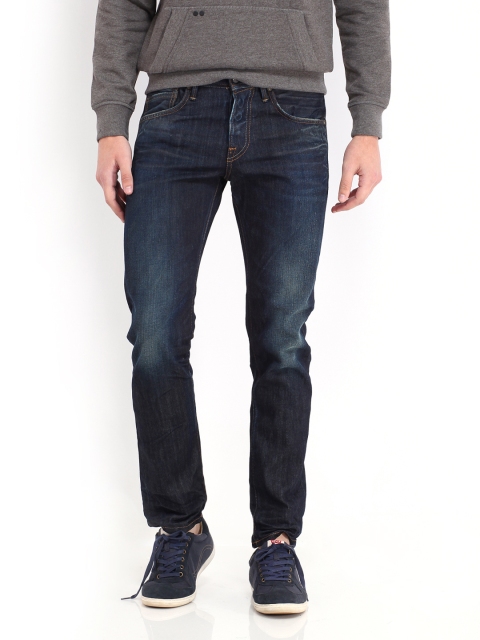 

Jack & Jones Men Blue Mike Comfort Fit Jeans