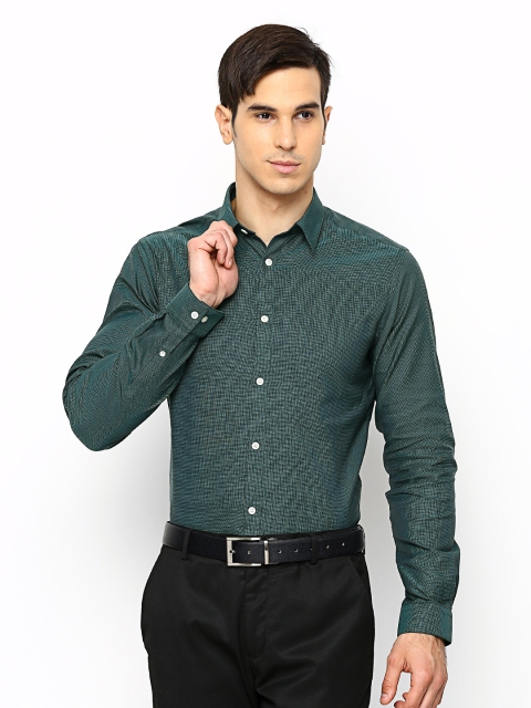 

Jack & Jones Men Green Formal Shirt