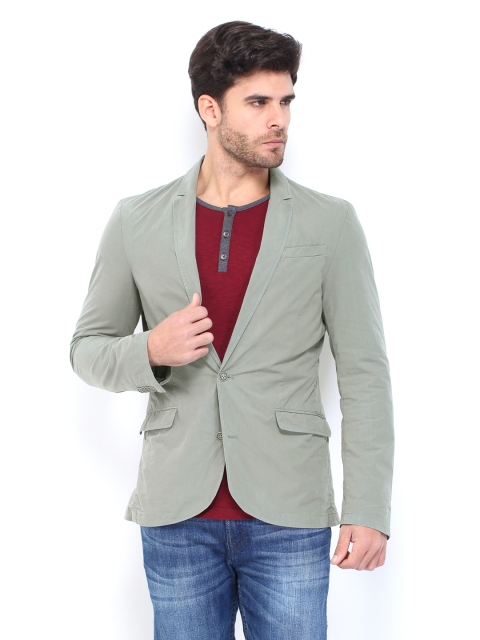 

Jack & Jones Men Grey Blazer