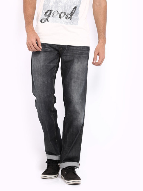 

Jack & Jones Men Navy Blue Regular Fit Jeans