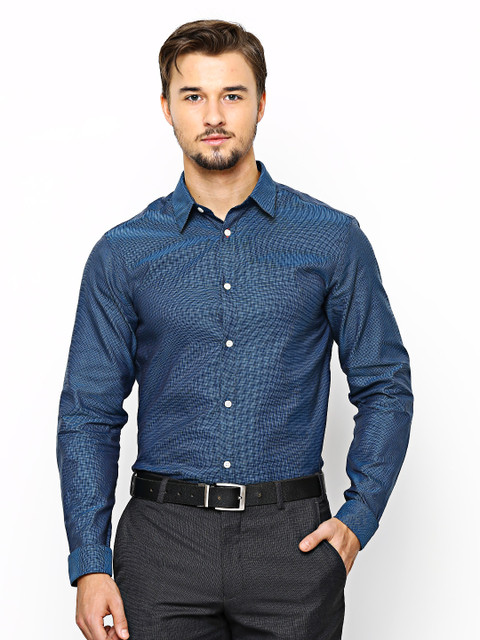 

Jack & Jones Men Navy Formal Shirt, Navy blue