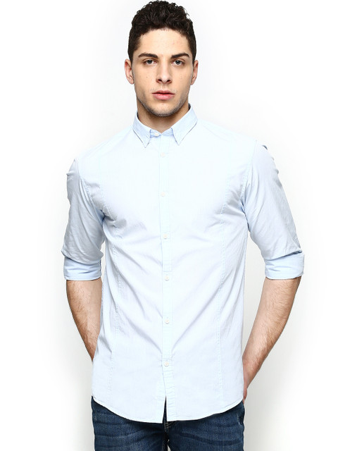 

Jack & Jones Men Blue Slim Fit Casual Shirt