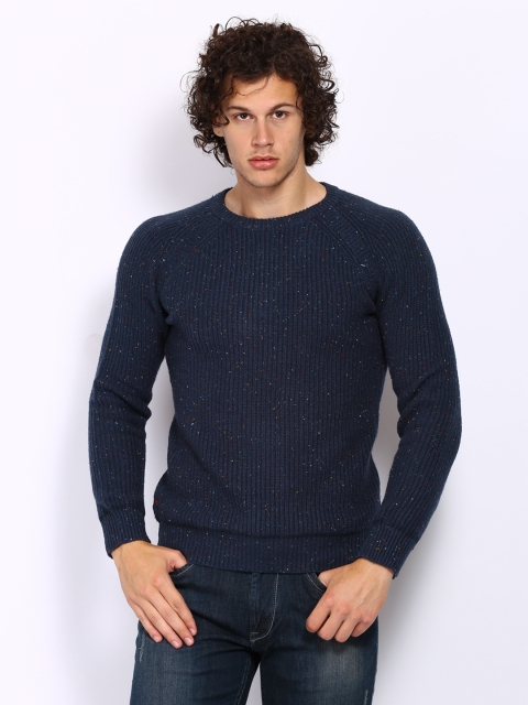 

Jack & Jones Men Navy Sweater, Navy blue