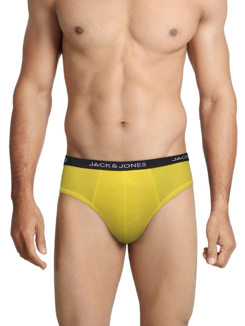

Jack & Jones Men Yellow Briefs 1573147
