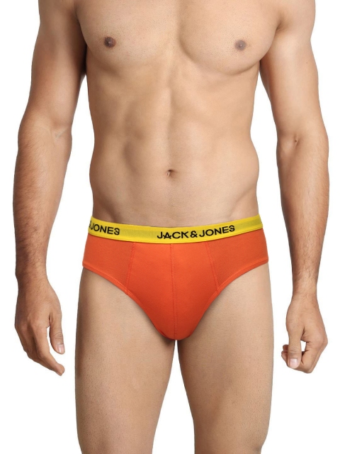 

Jack & Jones Men Orange Briefs 1573147