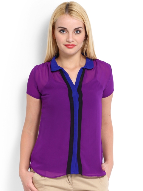 

Jealous 21 Women Purple Top