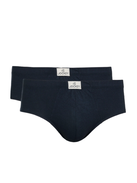 

Jockey MODERN CLASSIC Men Set of 2 Navy Blue Briefs 8035