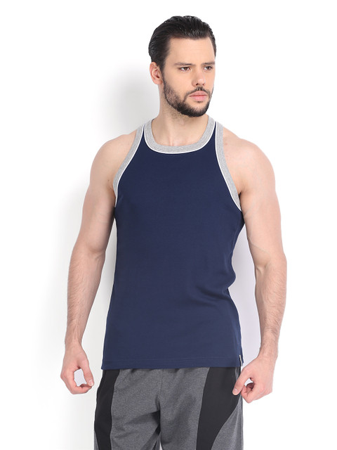 

Jockey SPORT Men Navy Sleeveless T-shirt 9925, Navy blue
