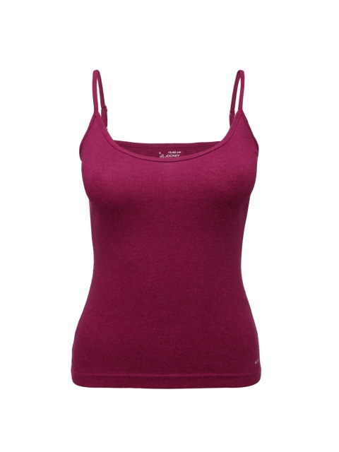 

Jockey Simple Comfort Maroon Spaghetti Top 1487