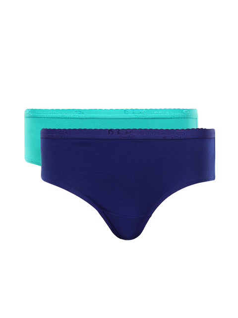 

Jockey Women Pack of 2 Hipster Briefs 1523, Blue