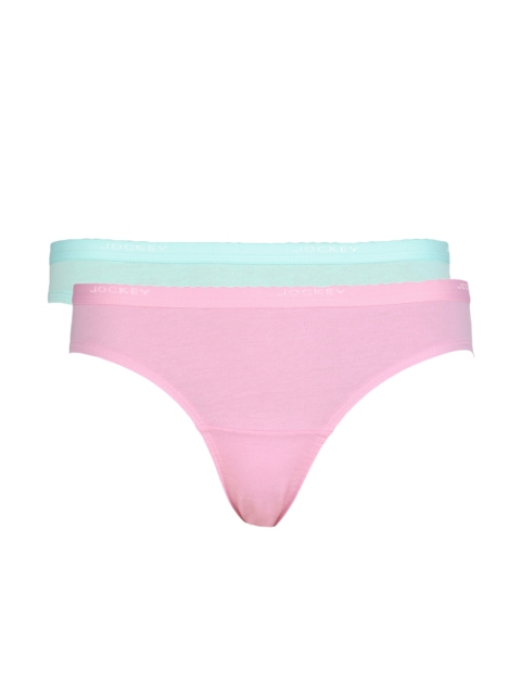 

Jockey Women Pack of 2 Light Assorted Briefs, Pink