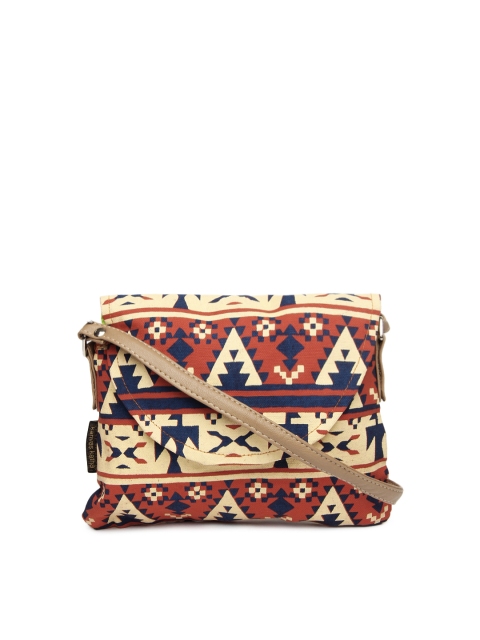 

Kanvas Katha Multicoloured Printed Sling Bag, Multi