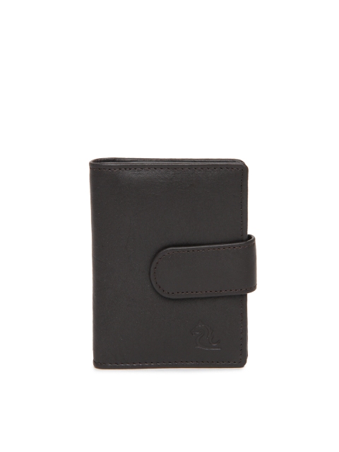 

Kara Unisex Brown Leather Card Holder