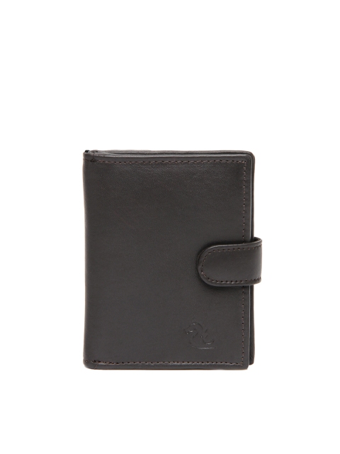 

Kara Unisex Dark Brown Leather Card Holder