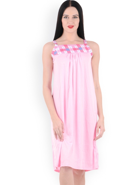 

Klamotten Pink Printed Nightdress