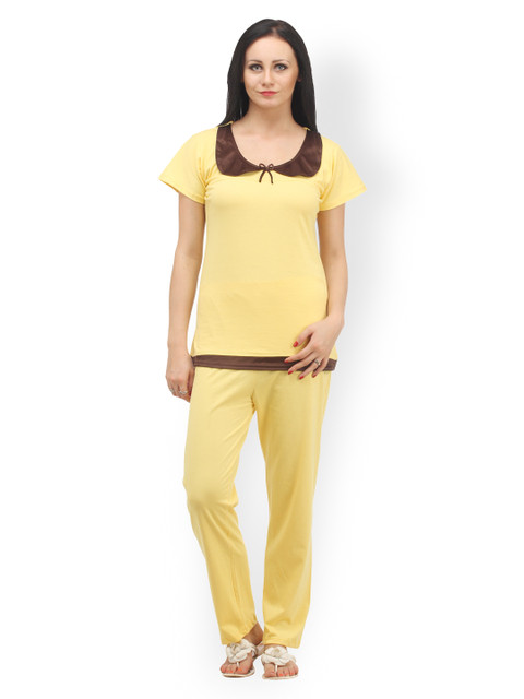 

Klamotten Women Yellow Lounge Set N62