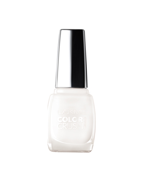 

Lakme Truewear Color Crush 08 Nail Polish, White