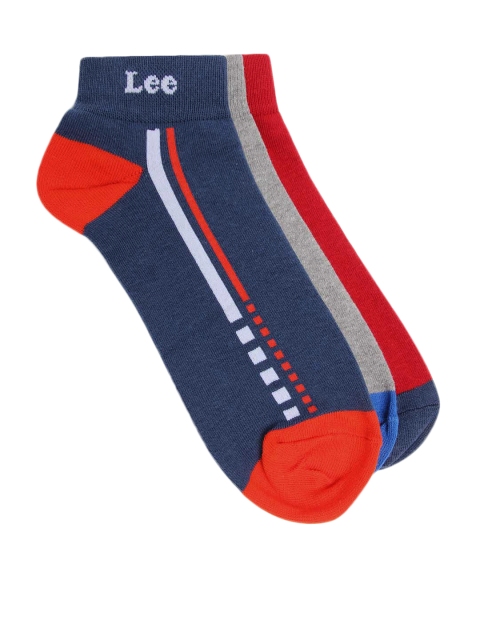 

Lee Men Pack of 3 Socks, Red