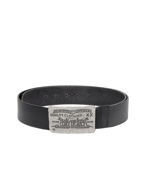 

Levis Men Black Leather Belt