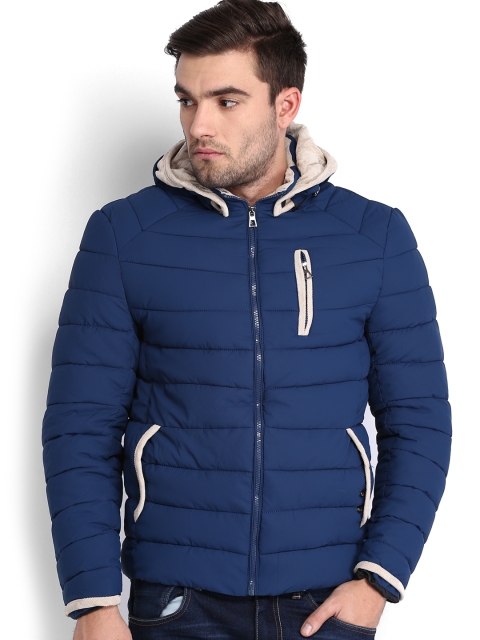 

Locomotive Men Navy Padded Jacket, Navy blue