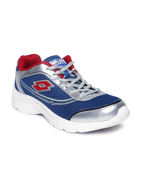 

Lotto Men Silver-Toned & Blue Tremor Running Shoes
