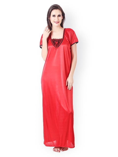 

Masha Red Maxi Nightdress NT15-46