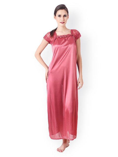 

Masha Mauve Maxi Nightdress NT14-45