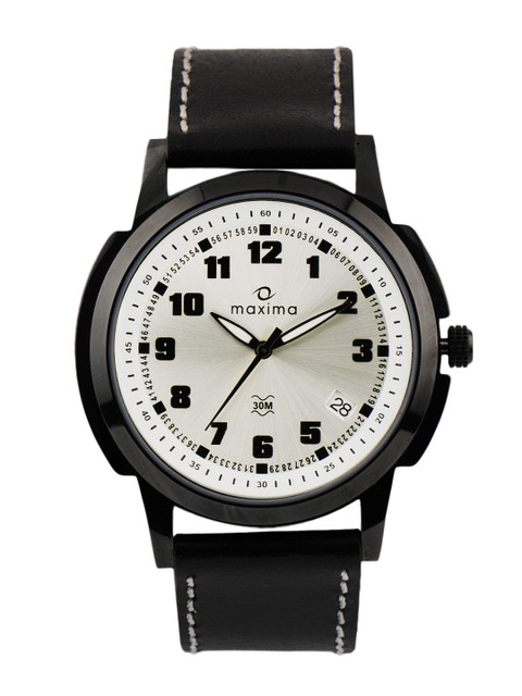 

Maxima Men Silver Dial Watch