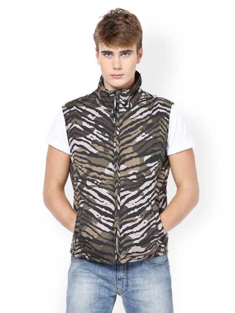 Monteil & Munero Men Grey Printed Jacket available at myntra for Rs.1017