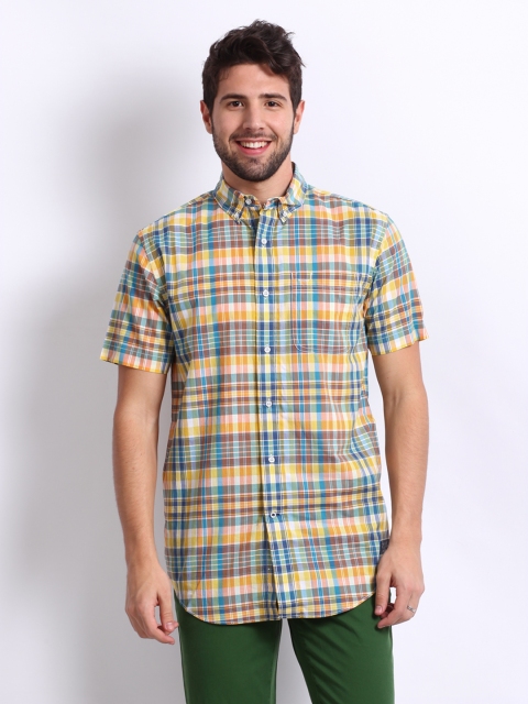 

Nautica Men Multi-Coloured Trim Fit Checked Casual Shirt