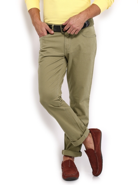 

Nautica Men Beige Slim Fit Trousers