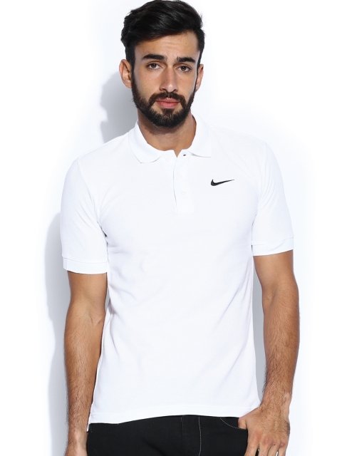 

Nike Men White Polo T-shirt