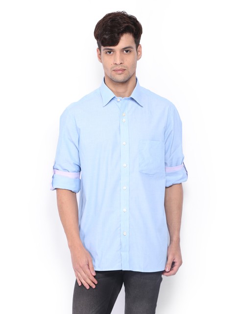 

Nord51 Men Blue Semi-Formal Shirt