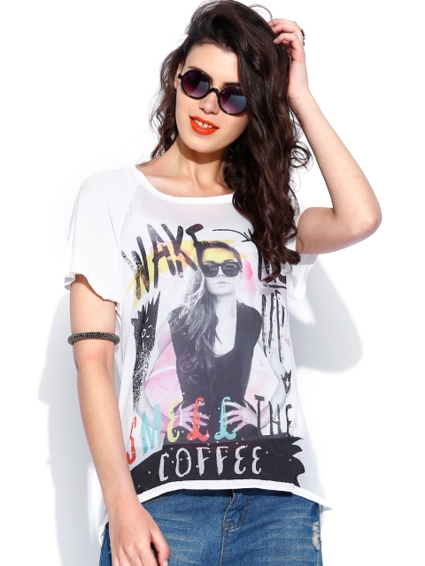 

ONLY White Printed Top