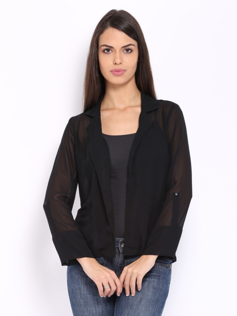 

ONLY Women Black Shirt Jacket