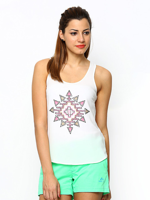 

ONLY Women Off-White Sleeveless Top