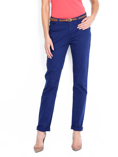 

ONLY Women Blue Trousers