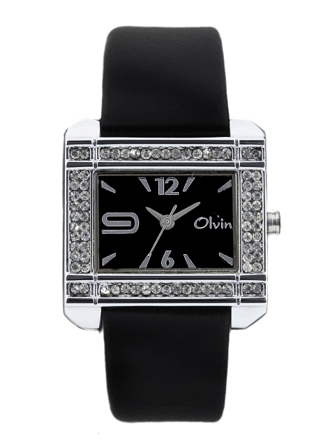 

Olvin Women Black Dial Watch