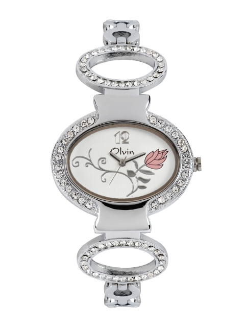 

Olvin Women White Dial Watch