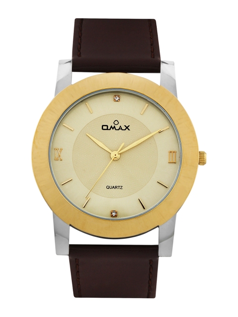 

Omax Men Gold Toned Dial Watch